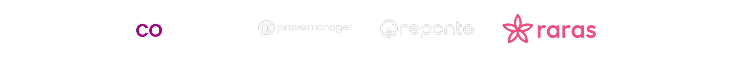 mLabs, Coaktion, Press Manager, Reponto, Raras Health e Nossas Raízes
